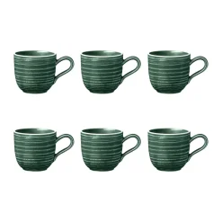 Terra espressokopje 9 cl 6-pack, Moss Green