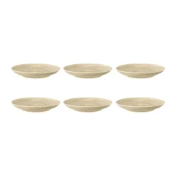 Terra koffieschotel Ø12 cm 6-pack, Sand Beige
