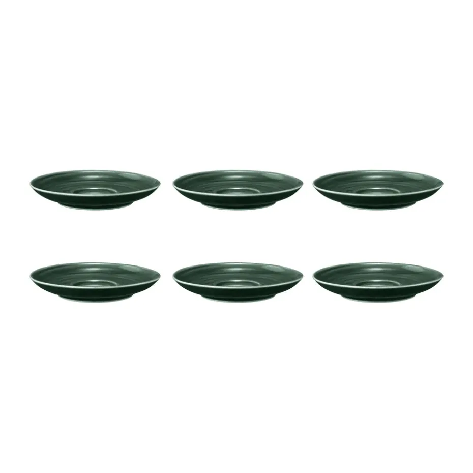Terra koffieschotel Ø12 cm 6-pack, Moss Green