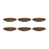 Terra koffieschotel Ø16,1 cm 6-pack, Earth Brown