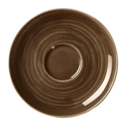 Terra koffieschotel Ø12 cm 6-pack, Earth Brown