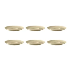 Terra koffieschotel Ø16,1 cm 6-pack, Sand Beige