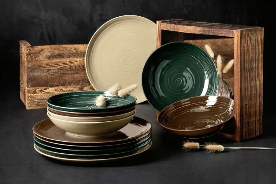 Terra schaal Ø25,5 cm 2-pack, Earth Brown