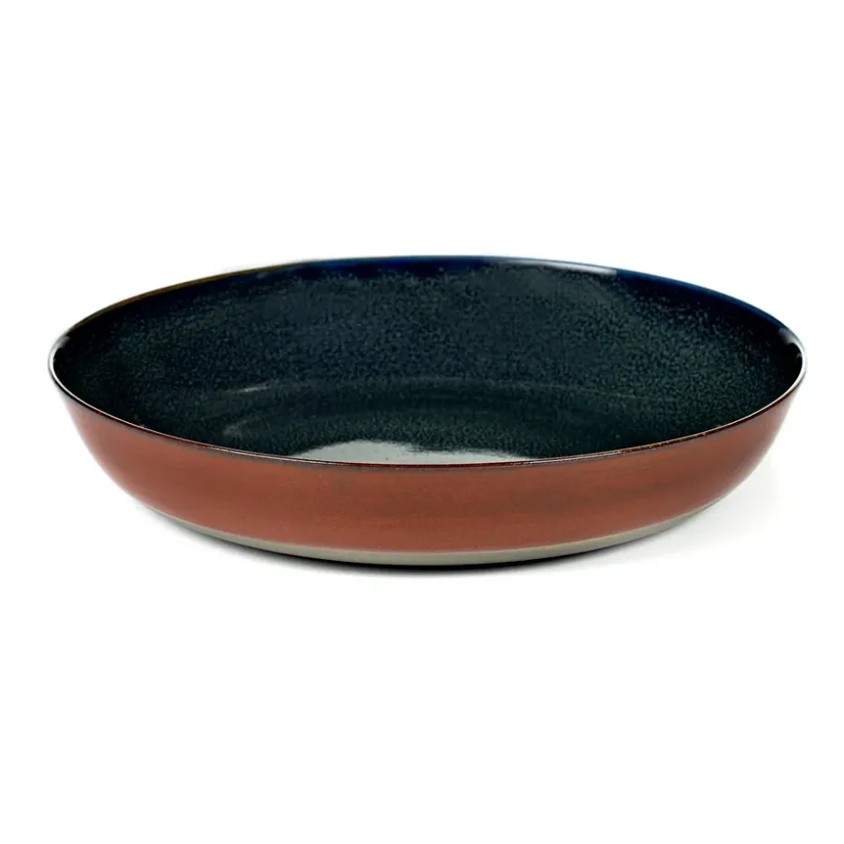 Terres de Rêves bord 21 cm, Dark blue-rust