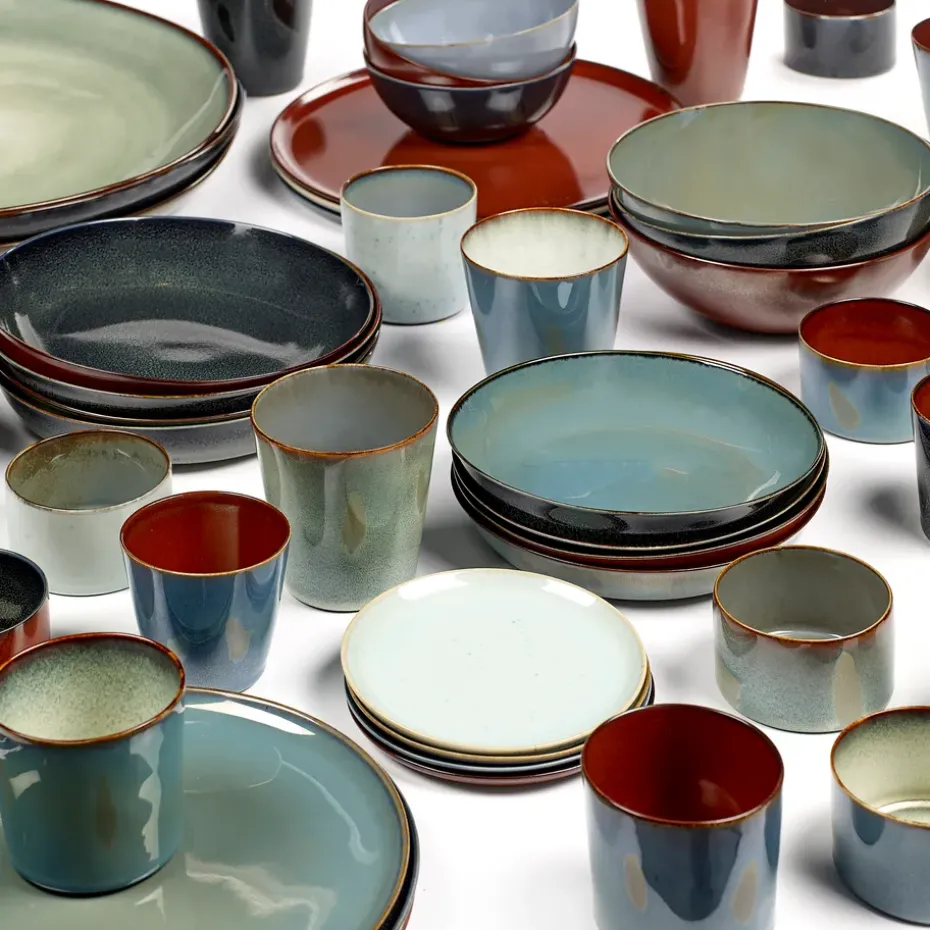 Terres de Rêves bord 21 cm, Dark blue-rust