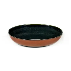 Terres de Rêves bordje 17,5 cm, Dark blue-rust