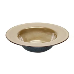 Terres de Rêves diep bord 21,3 cm, Misty grey-dark blue