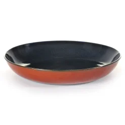 Terres de Rêves pastabord 23,5 cm, Dark blue-rust