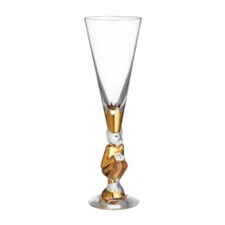 The Sparkling Devil champagneglas 19 cl, Goud