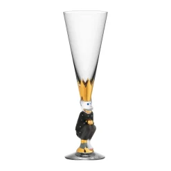 The Sparkling Devil champagneglas 19 cl, Donkergrijs