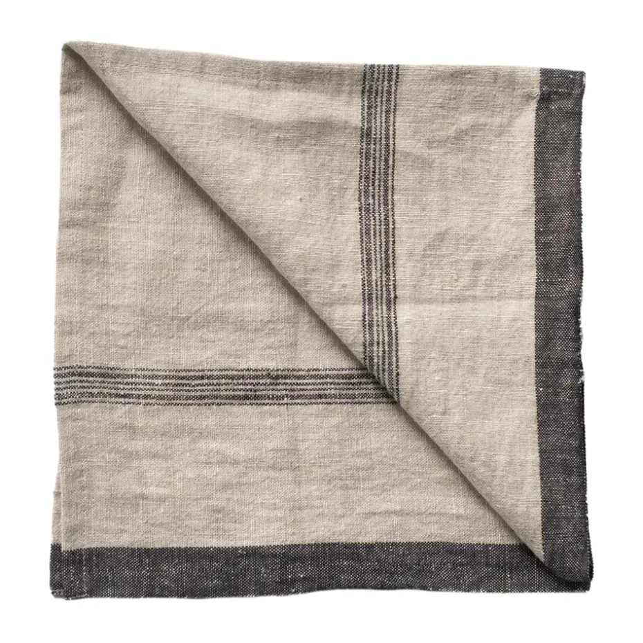 Thea servet 50x50 cm, Denim Stripe