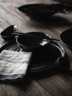 Thea servet 50x50 cm, Denim Stripe