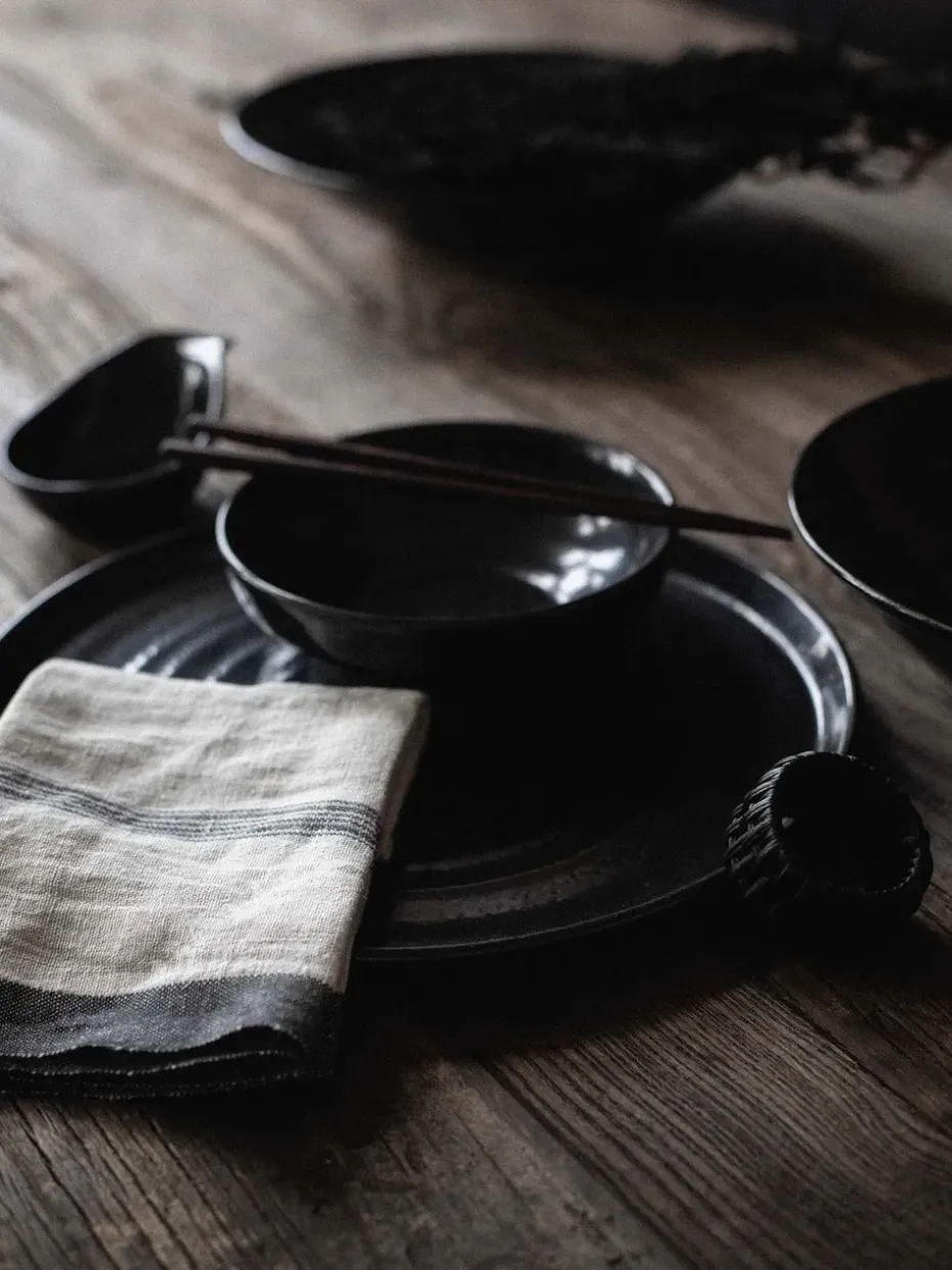 Thea servet 50x50 cm, Denim Stripe