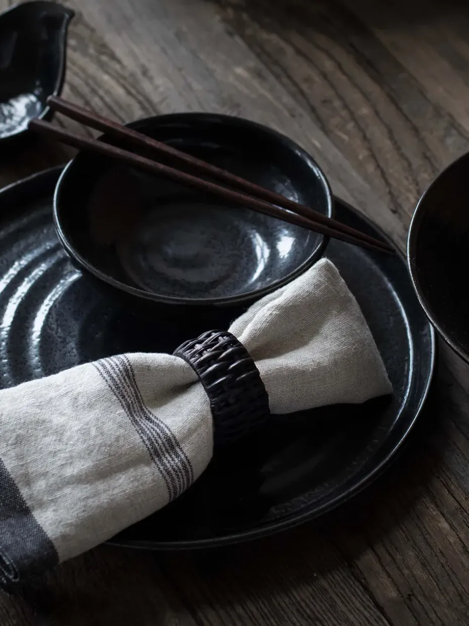 Thea servet 50x50 cm, Denim Stripe