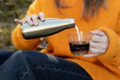 To Go stalen fles 26 cl, Goud