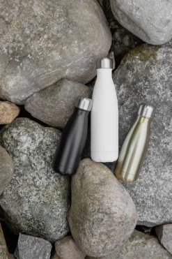 To Go stalen fles 26 cl, Zwart