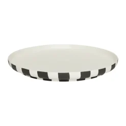 Toppu dinerbord Ø26,5 cm, Black-white