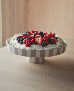 Toppu serveerschotel groot Ø27 cm, Clay