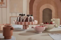 Toppu serveerschotel groot Ø27 cm, Caramel-rose