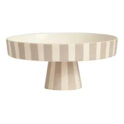 Toppu taartbord met voet Ø20 cm, Clay