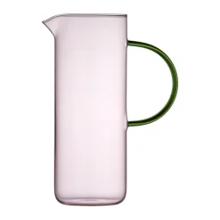Torino glazen kan 1,1 l, Pink-green