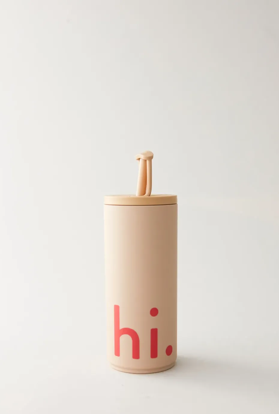 Travel Life thermosfles met rietje 50 cl, Hi-beige