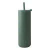 Travel Life thermosfles met rietje 50 cl, Myrtle green