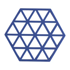 Triangle pannenonderzetter, Indigo