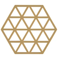 Triangles pannenonderzetter 14x16 cm, Khaki