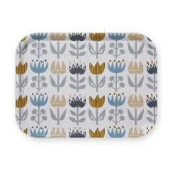 Tulip klein dienblad 20x27 cm, Grey