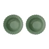 Tulipa diep bord Ø23 cm 2-pack, Verona green