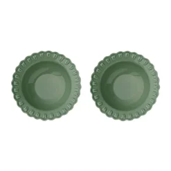 Tulipa diep bord Ø23 cm 2-pack, Verona green