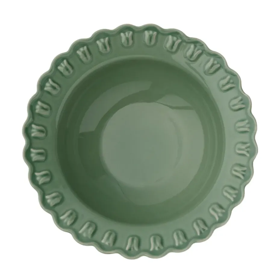 Tulipa serveerschaal large Ø30 cm, Verona green