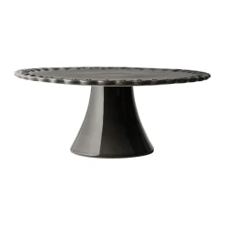 Tulipa taartbord Ø30 cm, Almost black