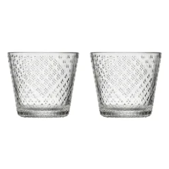 Tundra drinkglas 29 cl 2-pack, Transparant
