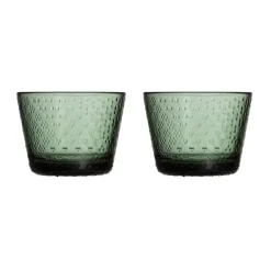 Tundra drinkglas 16 cl 2-pack, Dennengroen