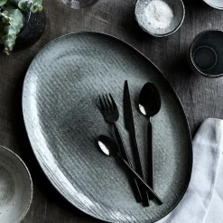 Tvis bestekset 16-delig, zwart-messing