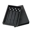Tvis lange lepels 4-pack, zwart
