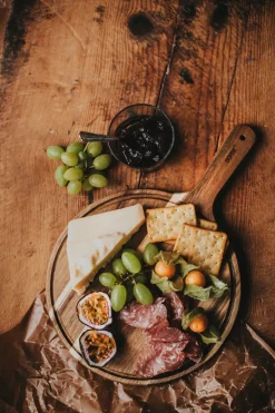 Ulli serveerplank Ø25,5 cm, Natuur