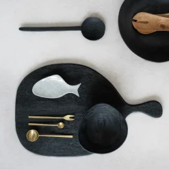 UNC serveervork 16 cm, Messing