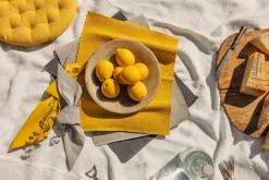 Uni placemat 35x46 cm 4-pack, Lichtgrijs