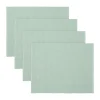 Uni placemat 35x46 cm 4-pack, Licht ijsgroen