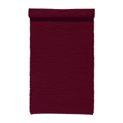 Uni tafelloper 45x150 cm, Bourgondisch rood