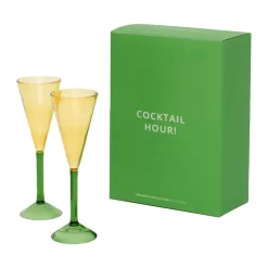 Urban Nature Culture geschenkset champagneglazen 2-pack, Pink