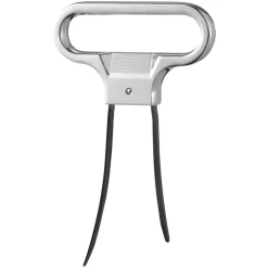 Vale foliesnijder & kurkentrekker 11×6,4×1 cm, Zwart-zilver