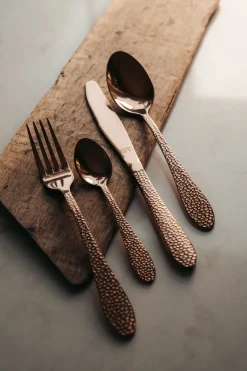 Vargen & Thor bestekset 16-delig, Fenix, koper