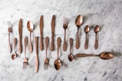 Vargen & Thor bestekset 16-delig, Fenix, koper