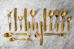 Vargen & Thor bestekset 16-delig, Nimbus, messing