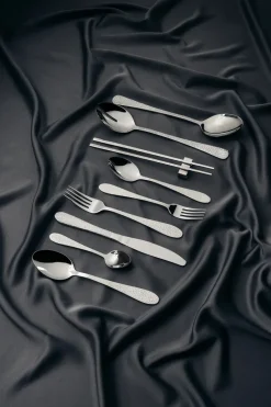 Vargen & Thor bestekset 16-delig, Gråfot, zilver