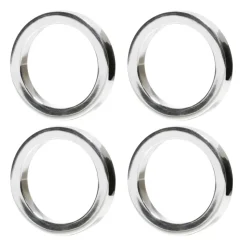Vasa servetring 4-pack, Zilver